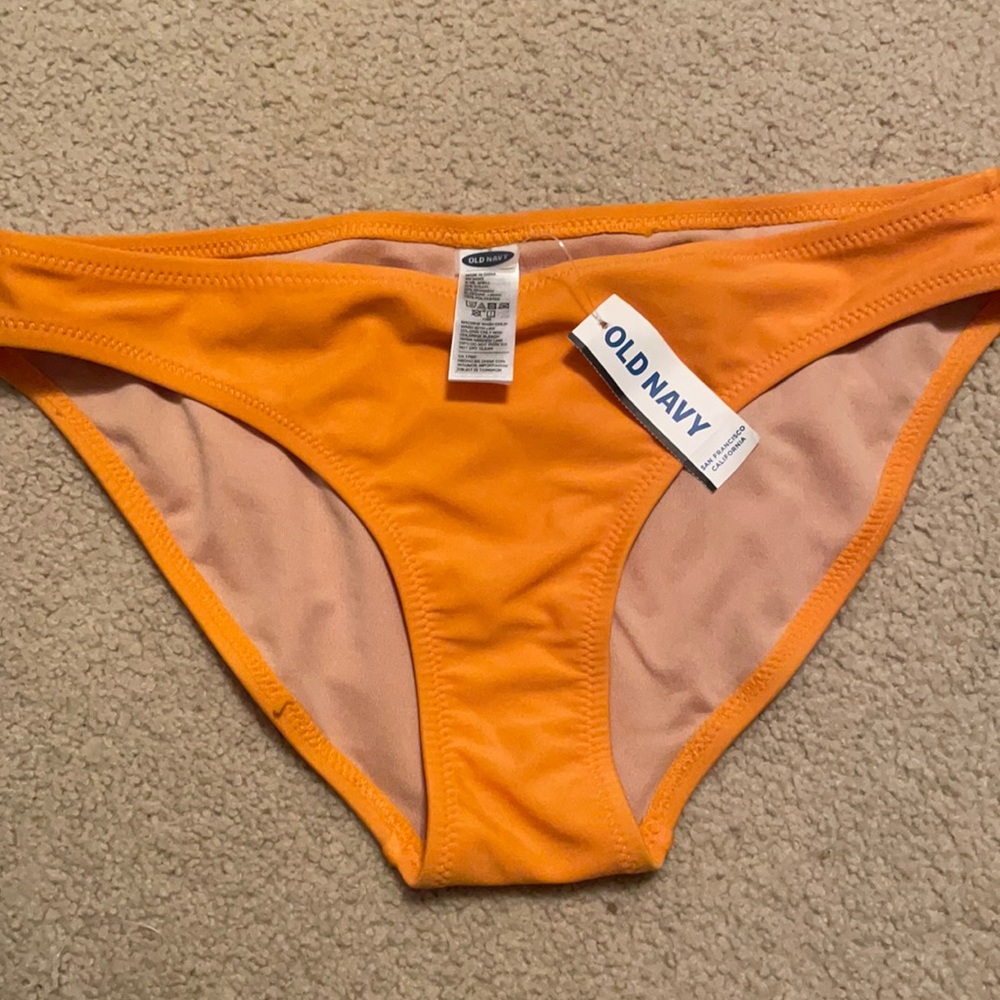 Orange bikini bottoms NEW